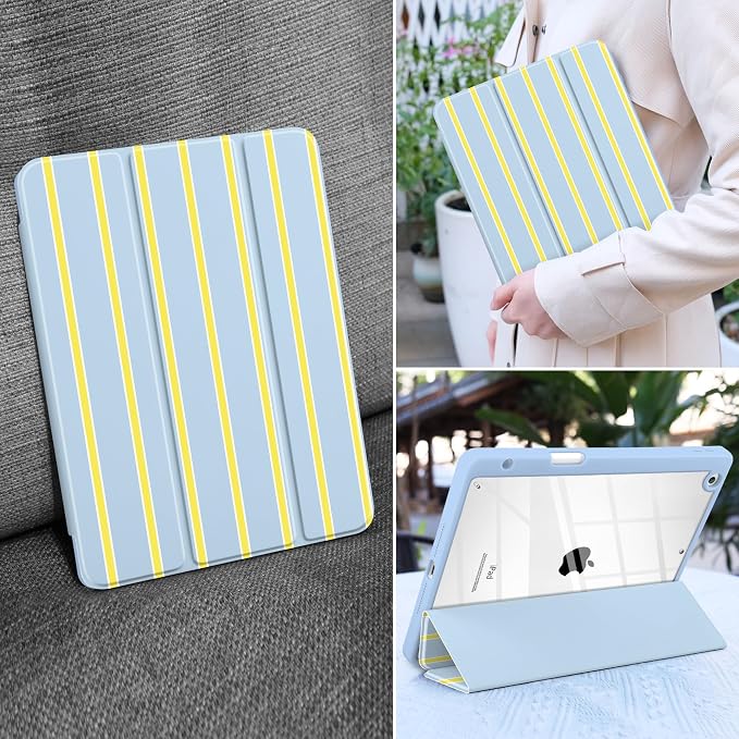 Yellow & White Stripes