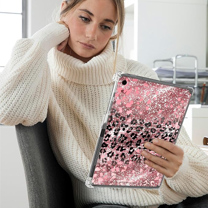 Pink Glitter Cheetah