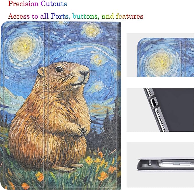 Van Gogh Starry Night Marmot