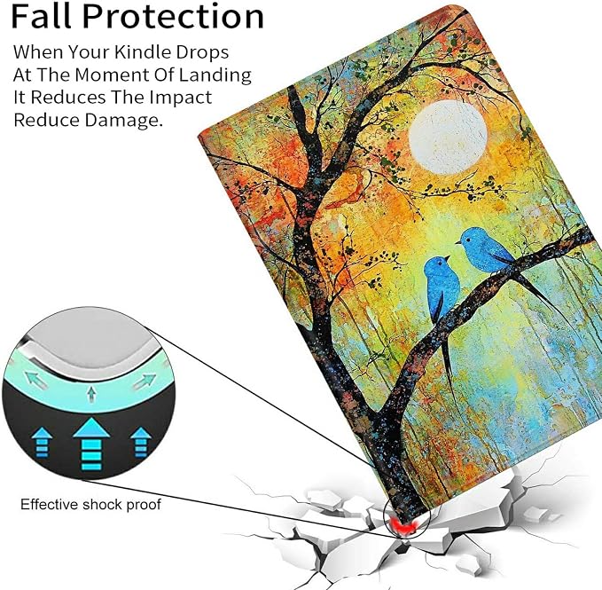 Art Birds Tree Sun