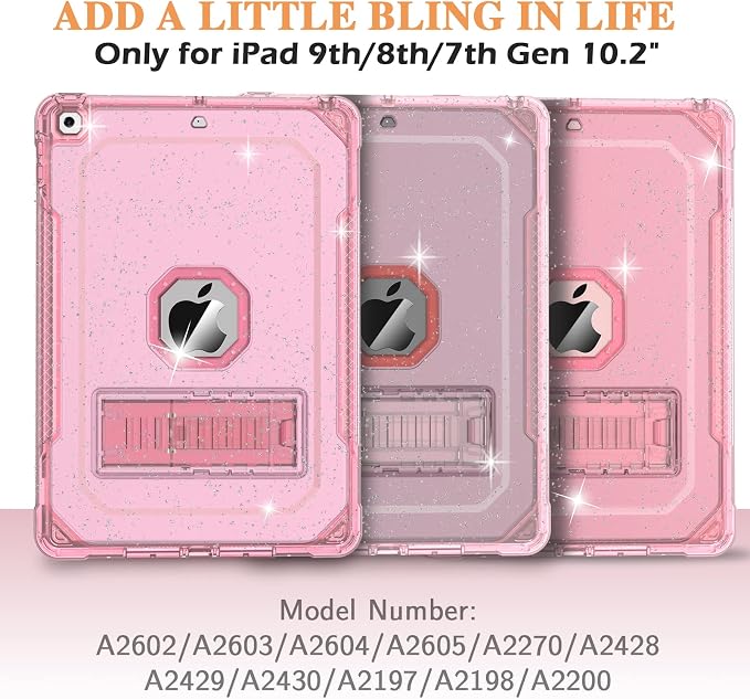 #03 Clear Glitter Pink