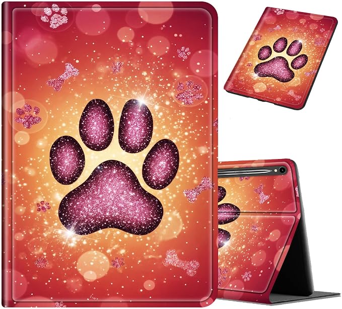 Glitter Dog Paw Print