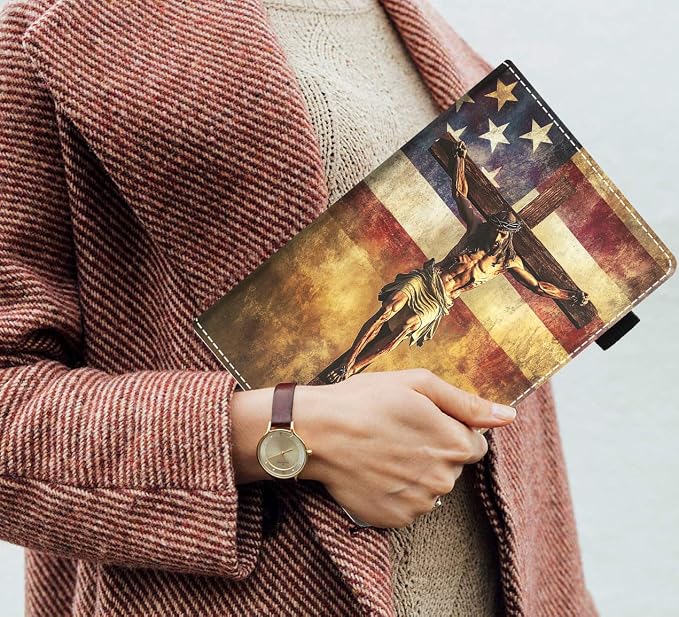 American Flag Holy Cross Jesus