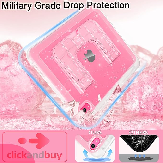 12 Clear Glitter