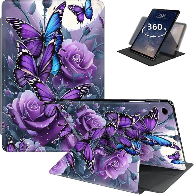 Purple Rose Butterflies