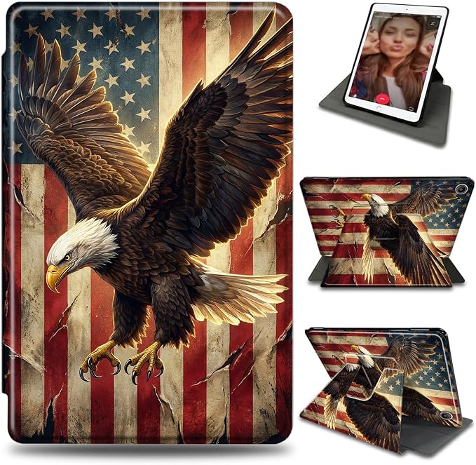 USA Flag Bald Eagle