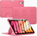 VIKESI Case for iPad iPad mini 7 (A17 Pro) and iPad mini 6Multiple Angles Magnetic Stand CoverShockproof Soft BackPencil Holderand Auto Sleep/WakeWatermelon