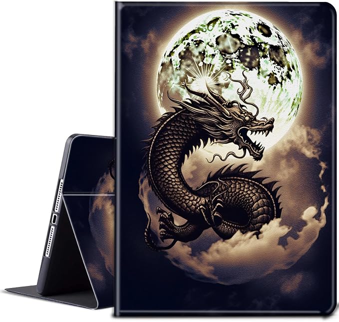 Golden Dragon and Moon