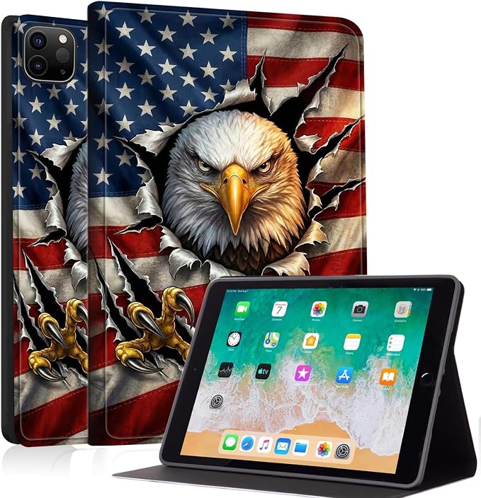 USA Flag Bald Eagle