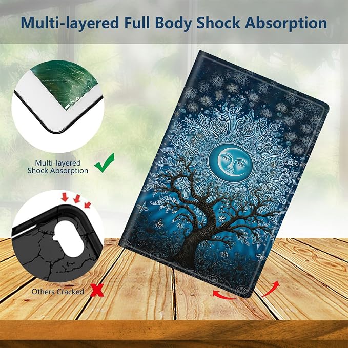 Art Sun Moon Tree