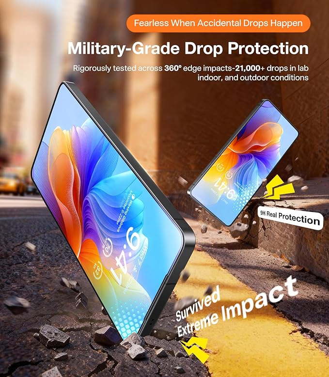 UltraGlass TOP 9H+ OptiArmor for Samsung Galaxy S26 Ultra Screen Protector [NO.1 Anti-Reflection &amp Military Grade Shatterproof] Galaxy 26 Ultra Tempered Glass Anti Glare Easy One-Pull Install 2