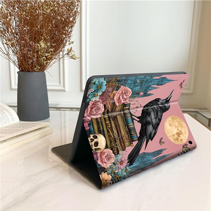 Gothic Raven Book Moon Castle
