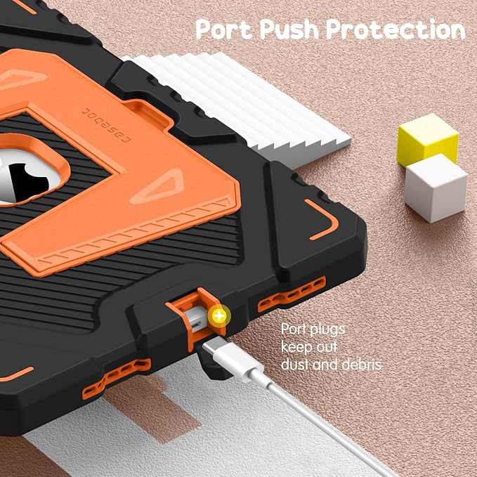 Black/Orange