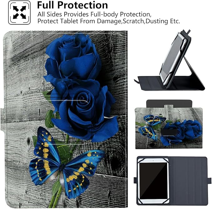 Blue Roses On The Board