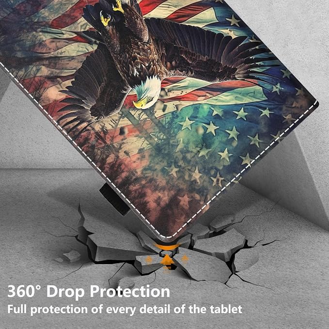 American Flag Bald Eagle