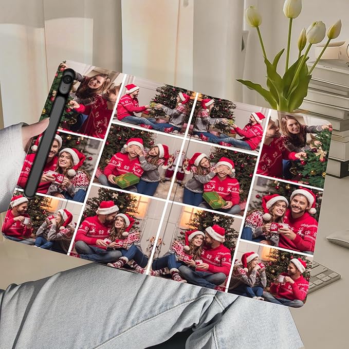Custom Photo Personalized Flip Case for Samsung Galaxy Tab S10 FE 11 inch(2025)Model Code: SM-X520/X526B Samsung Galaxy Tablet Customized Picture Text Leather Stand Cover Protective Case