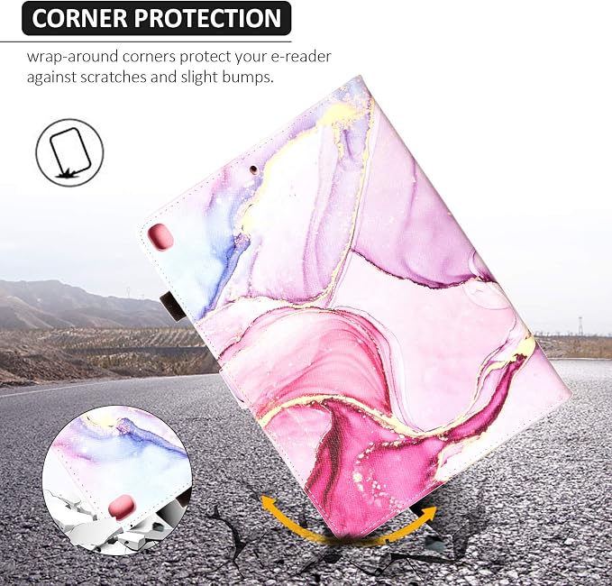 18 Pink Purple Marble