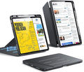 ESR for iPad Air 13 Inch Case M4/M3/M2 (2026/2025/2024) Vertical Stand Cover Multi Stand Angles Ultra-Stable Case with Pencil Holder Flip Series Black