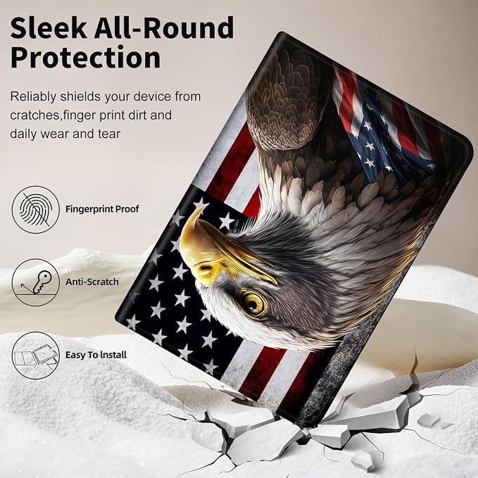 Cute Eagle American Flag