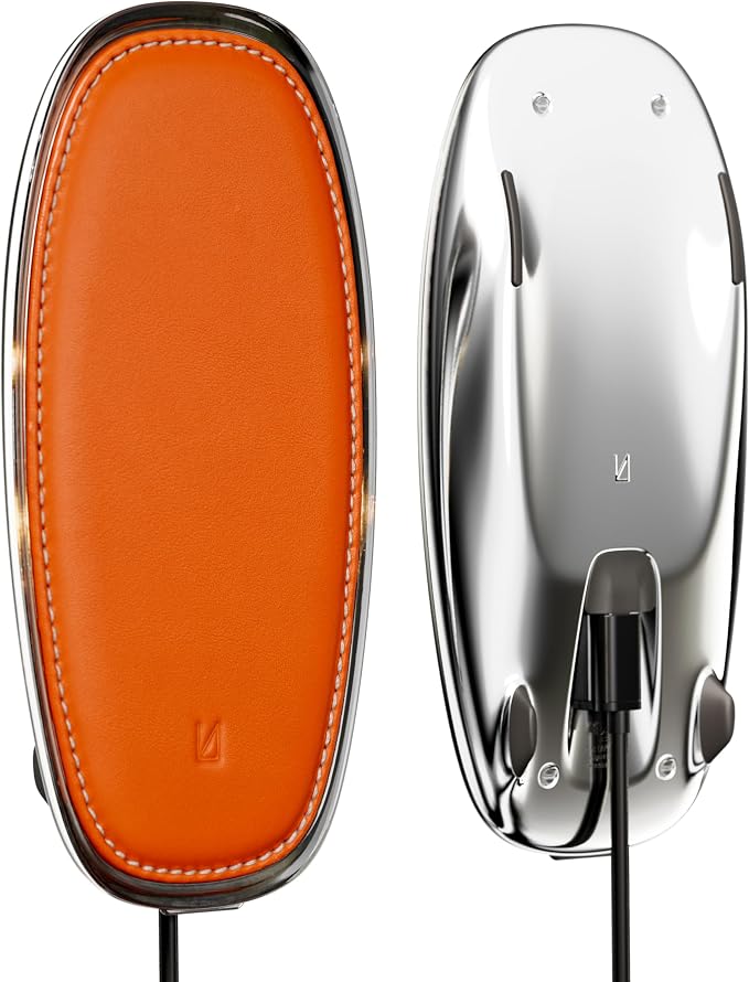 Lunar Dawn Orange Leather Chrome