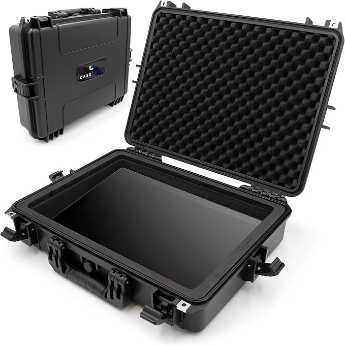 CASEMATIX Hard Shell Case Compatible with Wacom Cintiq Pro 17 Drawing Tablet - Waterproof Tablet Travel Bag for Digital Art Gear with Custom Tri-Layer Foam Protection