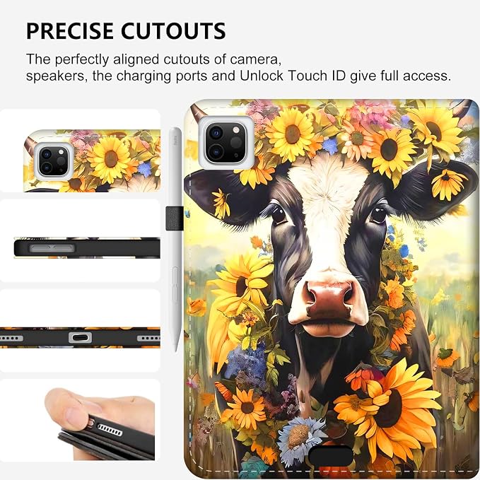 Sunflowers Cow