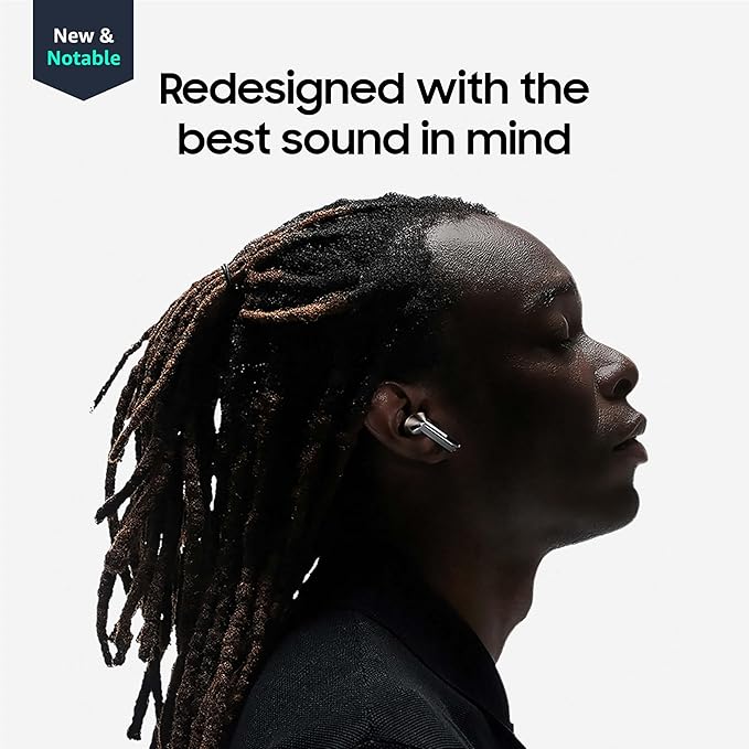 Samsung Galaxy Buds 3 Pro AI True Wireless Bluetooth Earbuds Noise Cancelling Sound Optimization Redesigned Comfort Fit Silver [US Version Amazon Exclusive 2Yr Warranty]