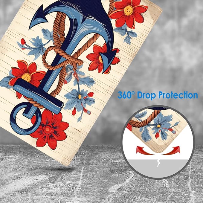 Nautical Anchor and Flowers