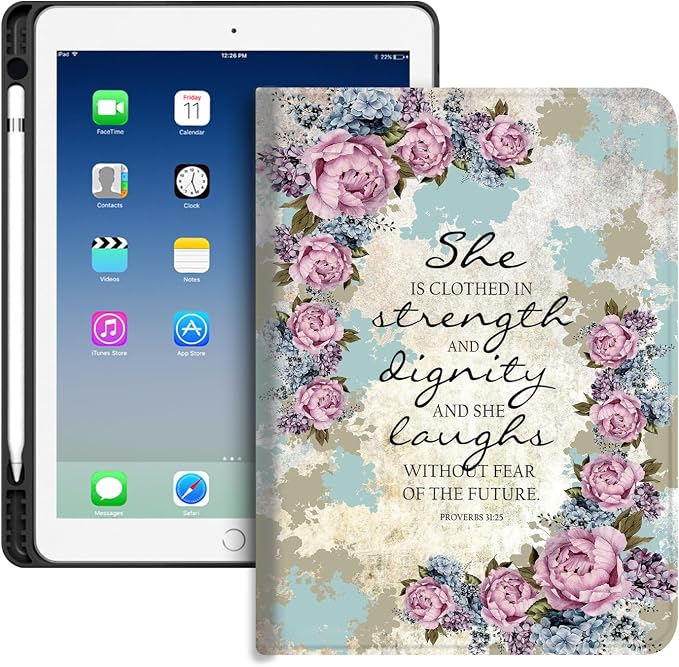 Bible Verses Proverbs 31:25,Pink Flower