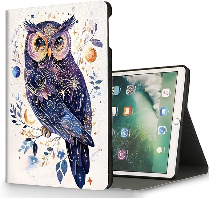 Case for iPad Air 3/Pro Generation (2019/2017) 10.5 Inch iPad CoverAutomatic Wake/SleepAdjustable Stand Protective Cover for Apple iPad 10.5 - Cute Owl