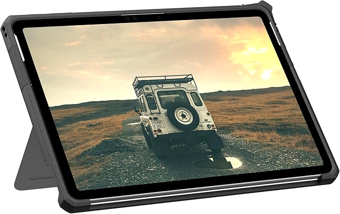 URBAN ARMOR GEAR UAG Designed for Microsoft Surface Pro 1st Edition 12 Case - Rugged Protective Cover with Built-in Handstrap &amp Pen Holder Military Grade Drop Proof Scout Black