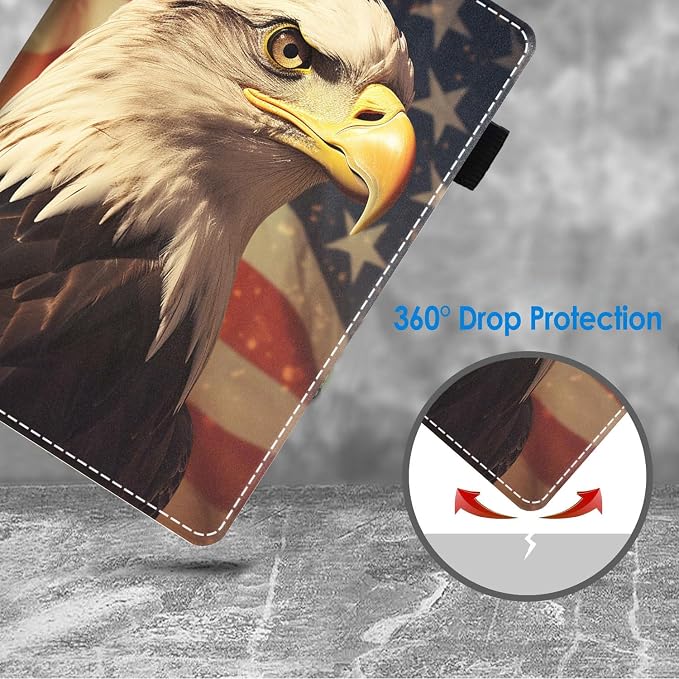 American Flag Bald Eagle