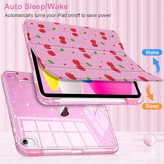 Pink - Retro Cherries
