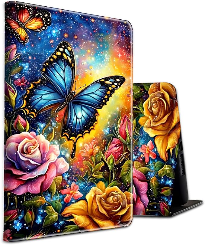 Colorful Roses And Butterfliy