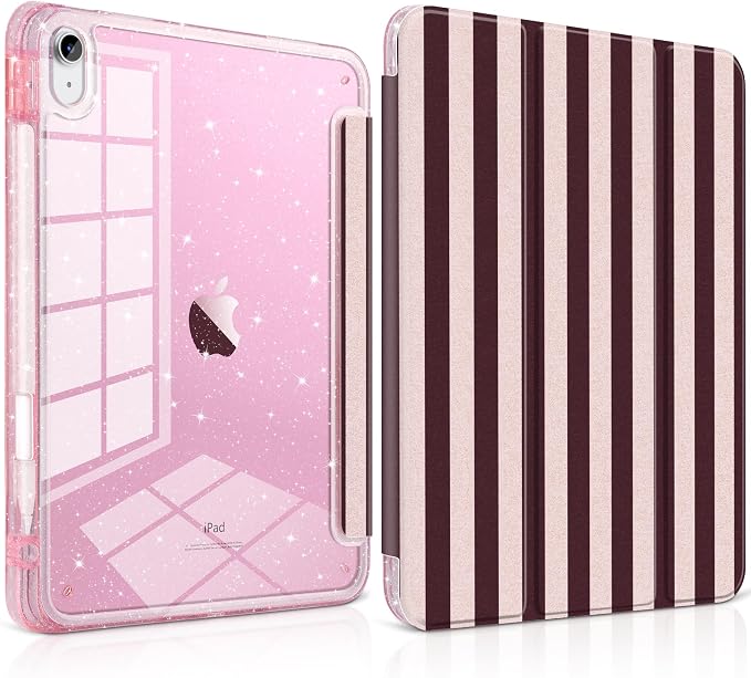 Burgundy Pink Stripes