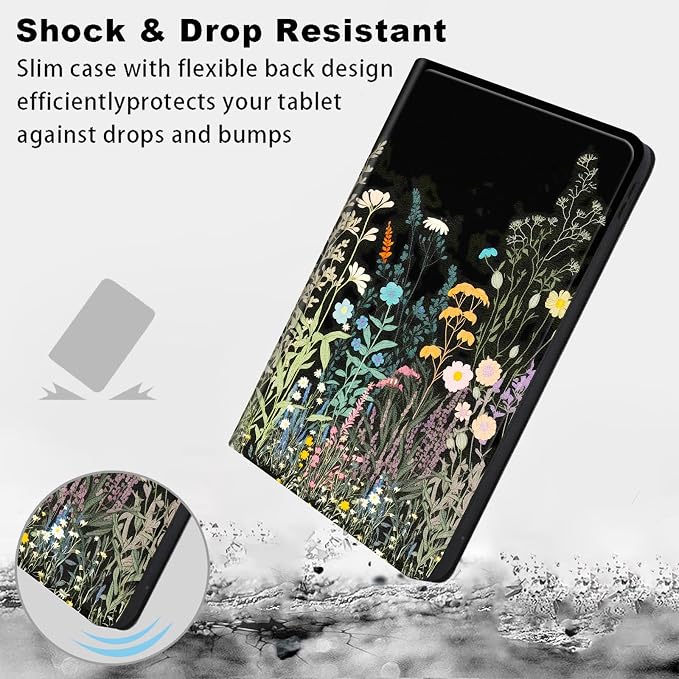 Dark Floral Wildflower