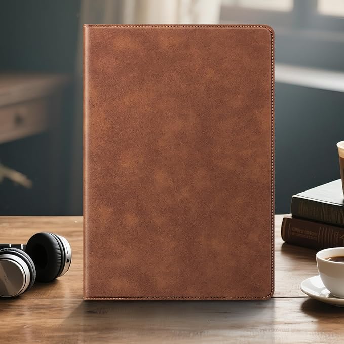 for Samsung Galaxy Tab S9 11 inch and S9 FE/S10 FE/S10 Lite 10.9inch Case 2023/2025(SM-X710/X510/X520X400) Leather Protective Shell Protection Cover with S Pen HolderAuto Sleep/Wake.Brown