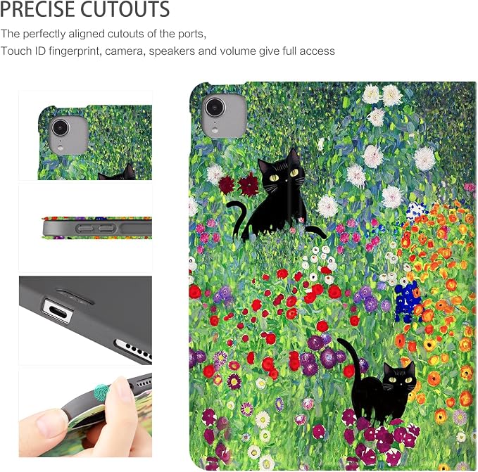 Flowers Garden Cat