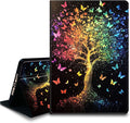 Bxgolkgd Tablet Case for iPad 11 inch (A16) 2025/ iPad 10th Generation 2022 (10.9 inch)Shockproof Stand Cover with Heat DissipationAuto Wake/Sleep FunctionButterfly Tree of Life