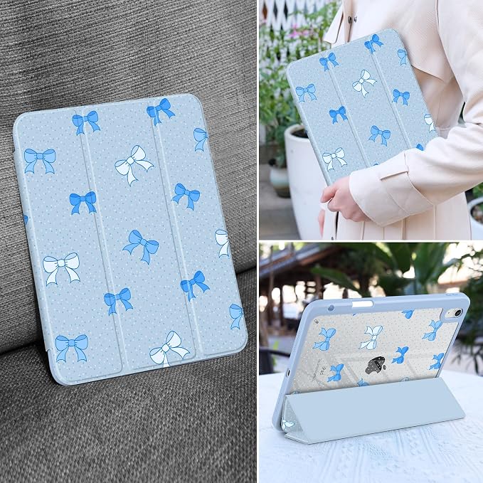 Blue Polka Dots & Bows