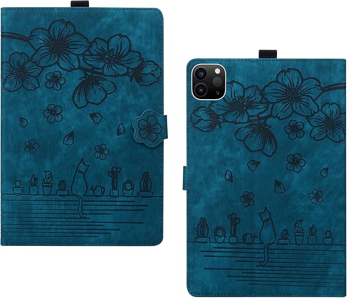 01# Cherry Blossom Blue Cat