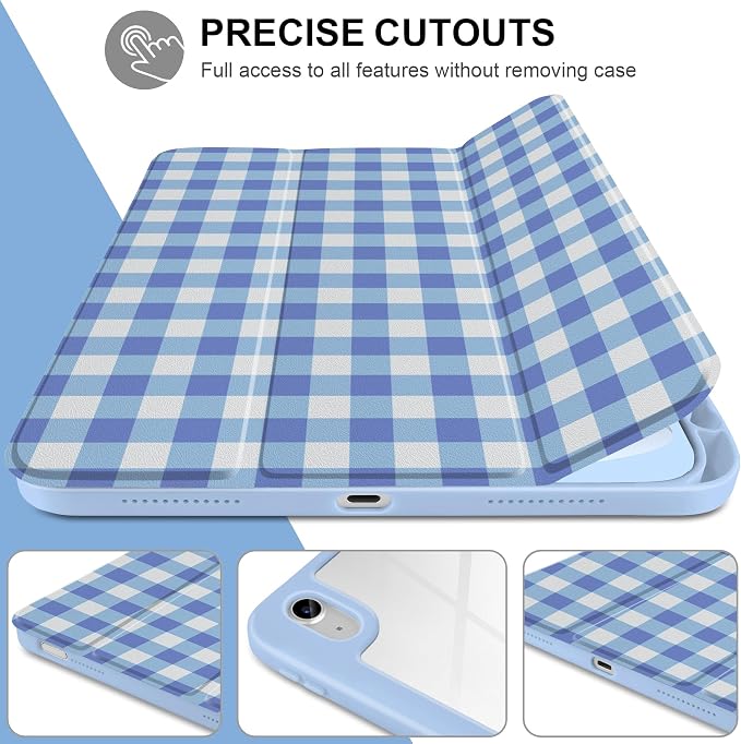 Blue White Check
