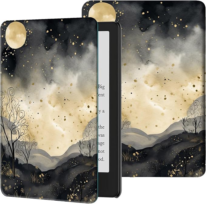 Abstract Mountain Moon