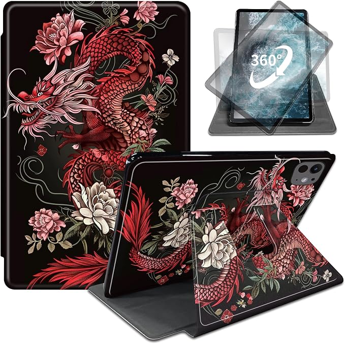 Flower Red Dragon