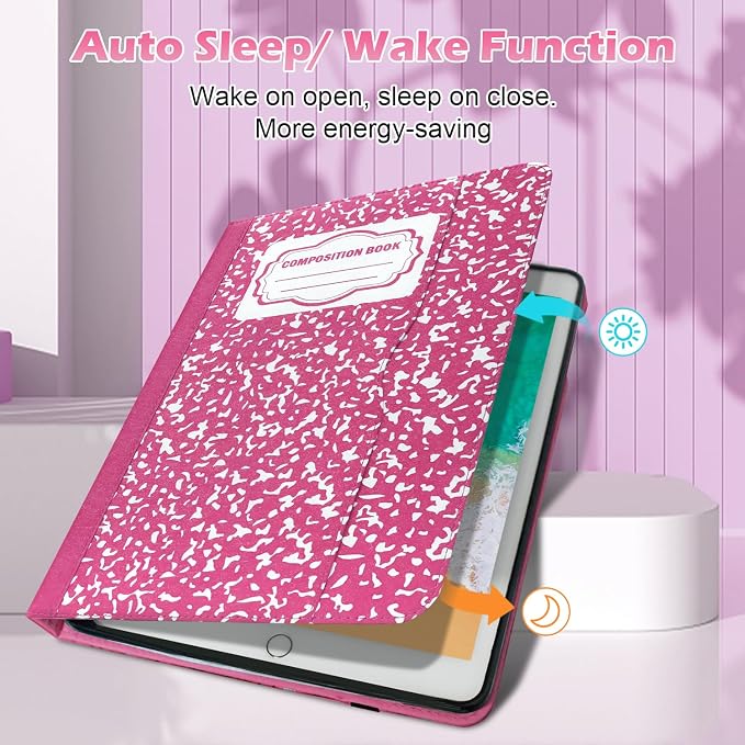 #09 Pink-Composition Book