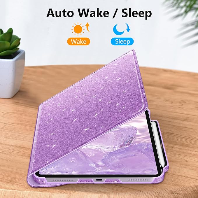 glittering purple
