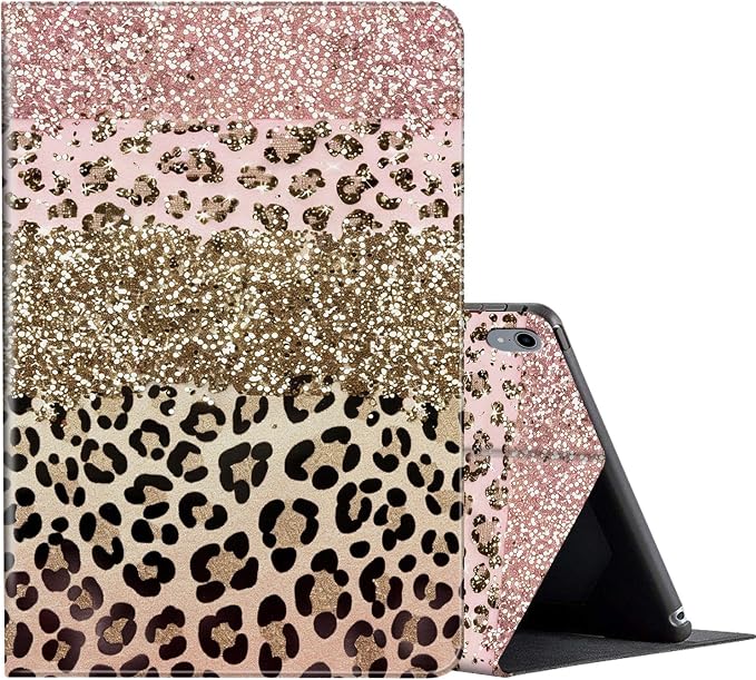 Pink Gold Leopard print
