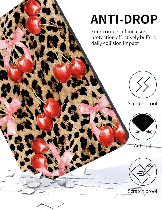 Brown Leopard & Pink Bow