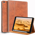 for Ipad Mini45 Case 7.9-inch and Mini 4th/5th Gen 2015/2019 Genuine Leather Cover Protective ShellBuilt-in Pencil Holder and Auto Wake/Sleep.Brown