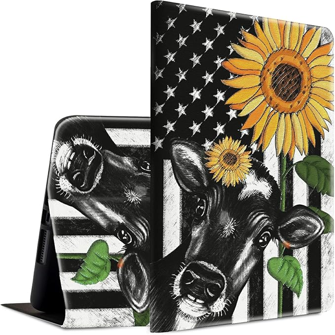 American Flag Sunflower/Cow
